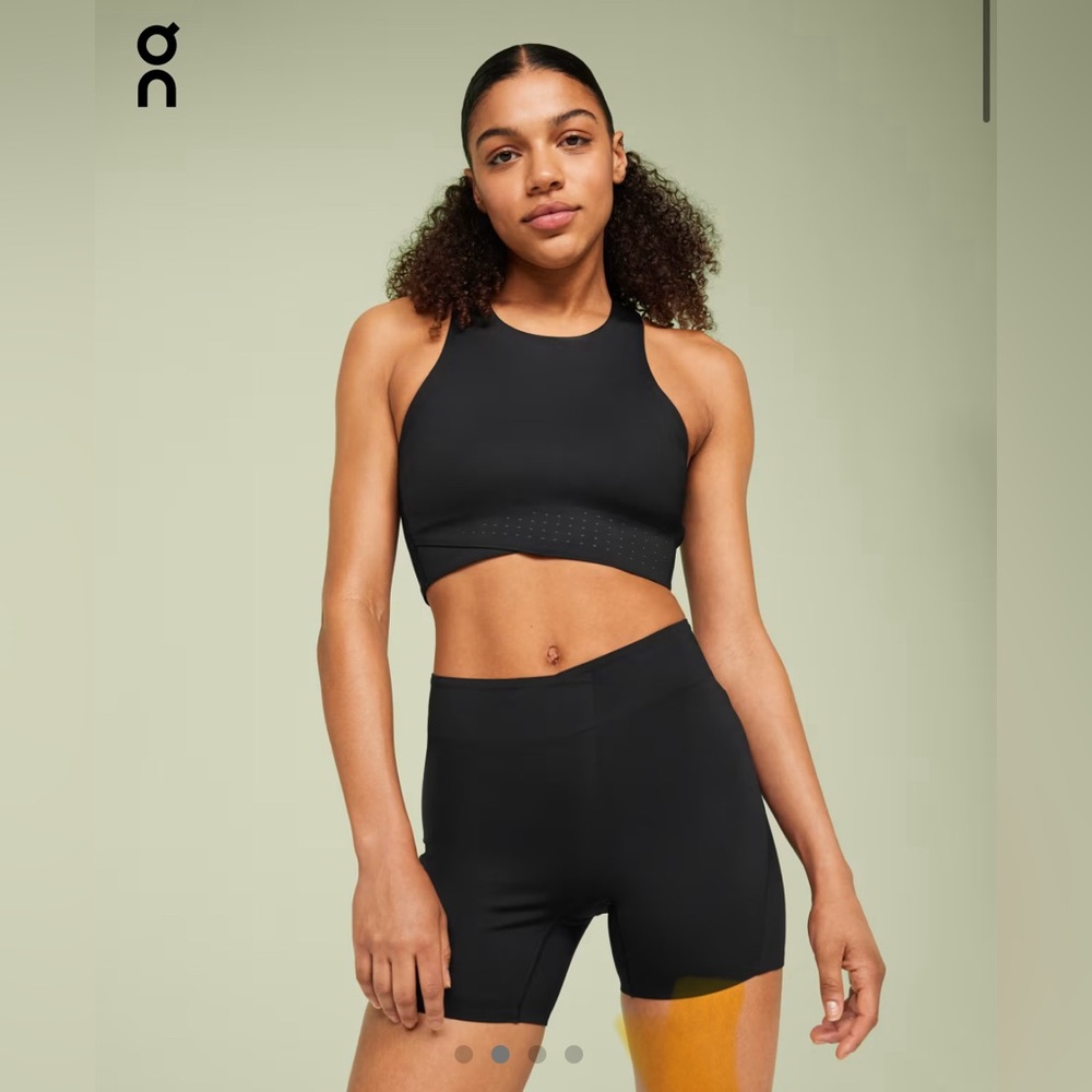 On Running Black Women's Athletic Shorts